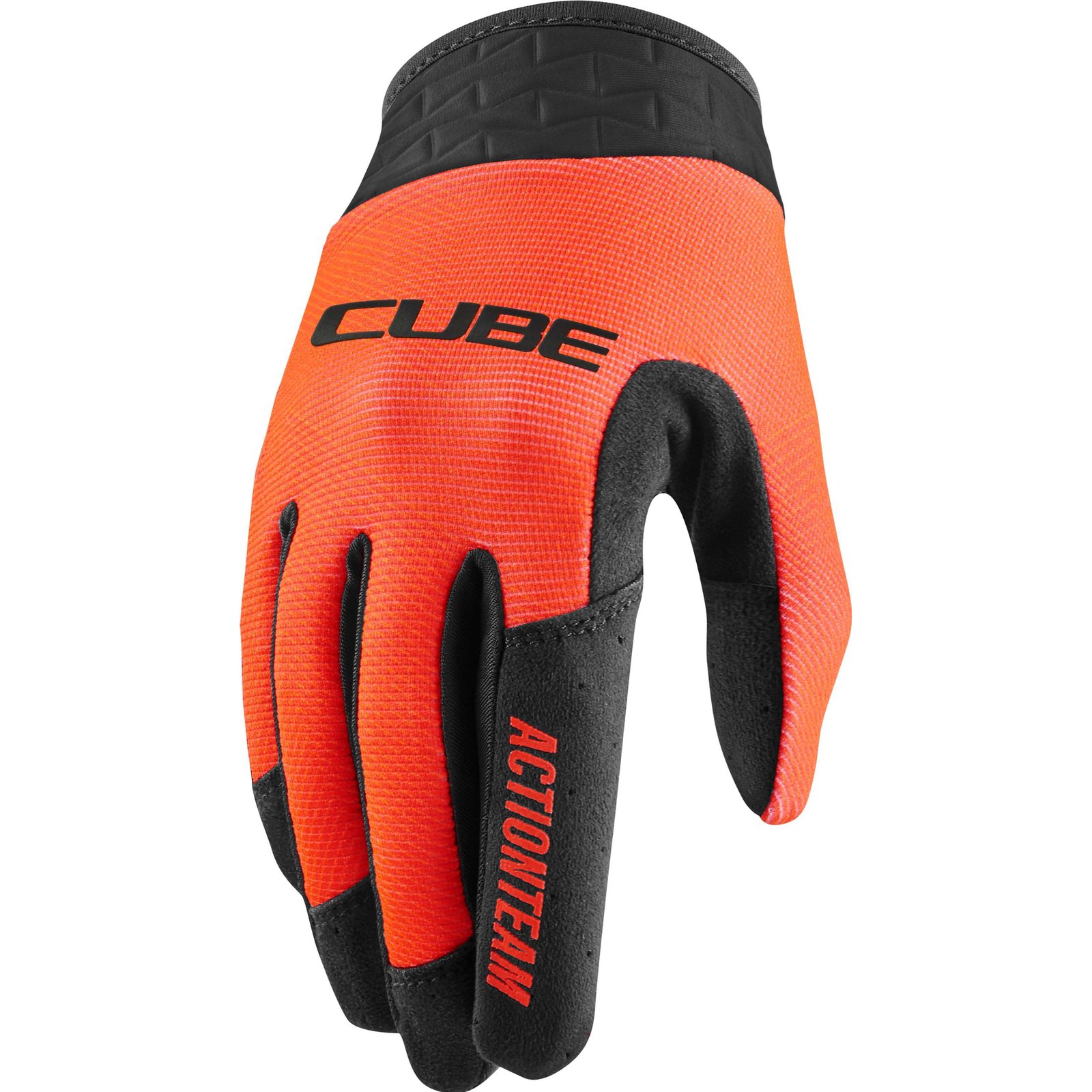 Cube Performance Junior X Actionteam Handschuhe lang blacknorange