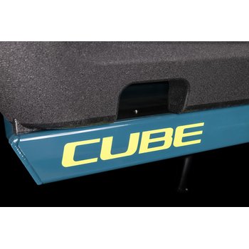 Cube Cargo Dual Hybrid 1000 Wh E-Lastenrad 27,5 blue´n´lime 20/one size