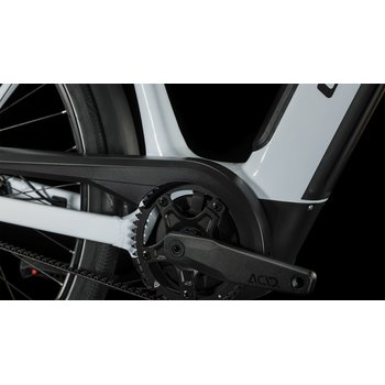Cube Supreme Hybrid EXC 500 Wh E-Bike Easy Entry 28 flashwhite´n´black