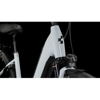 Cube Supreme Hybrid EXC 500 Wh E-Bike Easy Entry 28 flashwhite´n´black