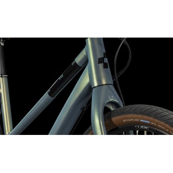 Cube Hyde Pro Urban Bike Trapeze 28 metalgreen´n´black