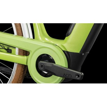 Cube Ella Ride Hybrid 500 Wh E-Bike Easy Entry 28 green´n´green