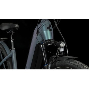 Cube Kathmandu Hybrid ABS 750 Wh E-Bike Easy Entry 28 smaragdgrey´n´blue