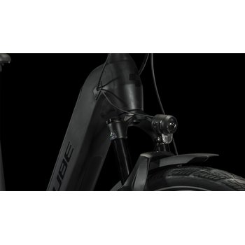 Cube Kathmandu Hybrid SLT 750 Wh E-Bike Easy Entry 28 blacknmetal