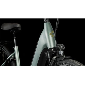 Cube Supreme Hybrid EX 625 Wh E-Bike Easy Entry 28 greennolive