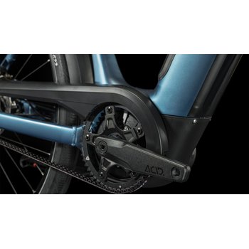 Cube Supreme Hybrid EXC 625 Wh E-Bike Easy Entry 28 bluenblack