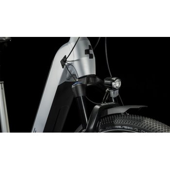 Cube Nuride Hybrid EXC 750 Wh Allroad E-Bike Easy Entry 28 polarsilvernblack