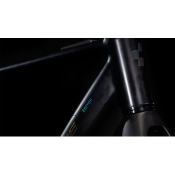 Cube Editor Hybrid Pro 400 Wh E-Bike Diamant 28 blacknspectral